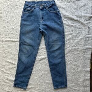 Lee High Waisted Straight Leg Denim Jeans Size